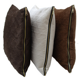 Miljögården Mason tyynynpäällinen - konjakinruskea - ommelkuvioitu - koti - sisustus - IHANA Store