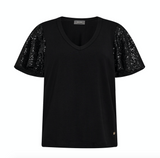 Mos Mosh Pinter Sequint t- paita - lyhythihainen - yläosat - juhlapaita -  IHANA Store - lifestylemyymälä