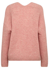 Mos Mosh Thora neule - roosa - villaneule - naisten vaatteet - rento neule - IHANA Store