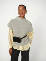 Mos Mosh Elin vyölaukku - musta -nahkalaukku - vyötörälaukku - naisten laukut - lifestylemyymälä - IHANA Store