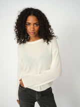 Mos Mosh Mape neule -luonnonvalkoinen - naisten neuleet - ylellinen neule - muoti - lifestyle - IHANA Store