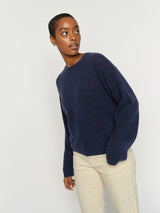 Mos Mosh Mape neule - sininen - naisten neuleet - ylellinen neule - muoti - lifestyle - IHANA Store - kotimainen verkkokauppa