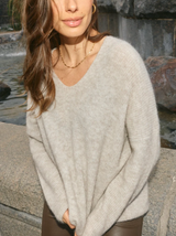 Mos Mosh Thora neule - beige - naisten vaatteet - muoti - villaneule - IHANA Store