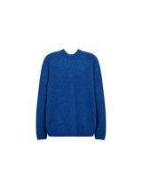 Mos Mosh Thora neule v-aukko - sininen - naisten neuleet - v-aukkoiset neuleet - lifestyle - IHANA Store