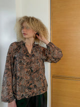 Neo Noir Cobie pusero - ruskea-kuvioitu - paidat ja puserot - naisten muoti - IHANA Store - lifestyle - verkkokauppa