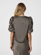 Neo Noir Elba pusero - juhlapusero - satiinipusero - naisten muoti - pukeutuminen - lifestylemyymälä - kotimainen verkkokauppa - IHANA Store