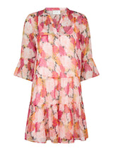 Neo Noir Gunvor mekko - pinkki-kuvioitu - mekot - naisten muoti - tunikamekot - pukeutuminen - lifestyle - IHANA Store