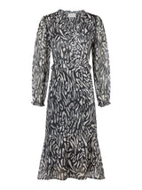 Neo Noir Saia mekko -musta-valko kuvioitu - juhlamekot - naisten muoti - pukeutuminen - lifestyle - IHANA Store