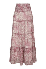 Neo Noir Todo hame - sifonkihame - maksihame - kuvioitu - roosa kuvioitu - naisten vaatteet - IHANA Store - lifestylemyymälä