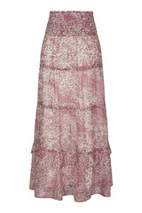 Neo Noir Todo hame - sifonkihame - maksihame - kuvioitu - roosa kuvioitu - naisten vaatteet - IHANA Store - lifestylemyymälä