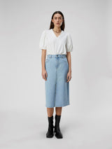 Object Caroline t-paita - v-aukkoinen - puhvihihat - naisten yläosat - IHANA Store - lifestylemyymälä - verkkokauppa