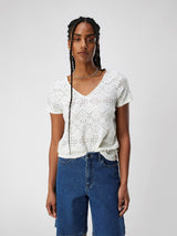 Object Feodora t-paita - valkoinen - pitsipaita - naisten vaatteet - lyhythihainen pusero - muoti - IHANA Store - lifestyle - verkkokauppa