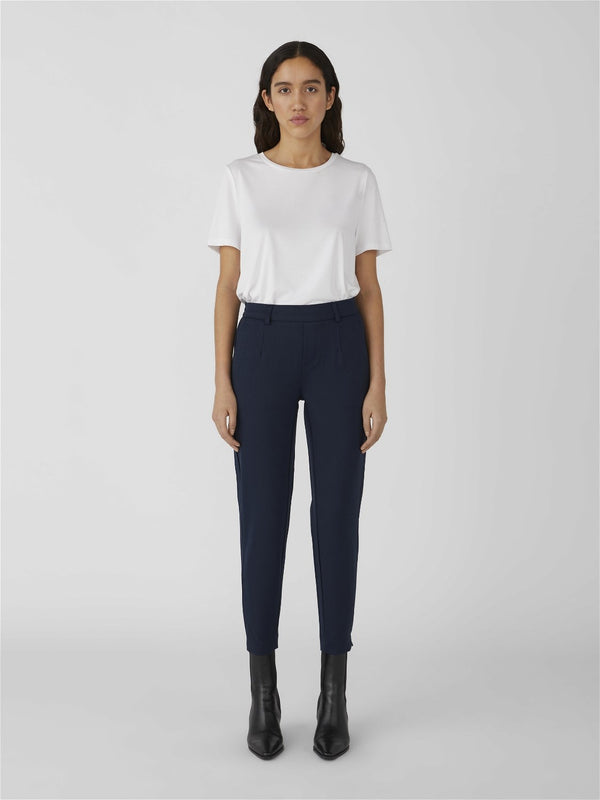 Object Lisa housut - sininen - vajaamittaiset housut - naisten alaosa - muoti - pukeutuminen - IHANA Store - lifestylemyymälä - verkkokauppa