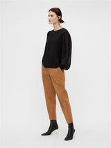 Object Mila pusero - musta - sifonkipaita - Yläosat - Naisten vaatteet - IHANA Store - lifestylemyymälä