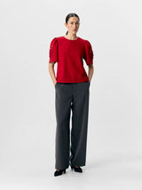 Object Dorina paita - punainen - naisten lyhythihaiset paidat - punainen paita - pukeutuminen - lifestylemyymälä - IHANA Store