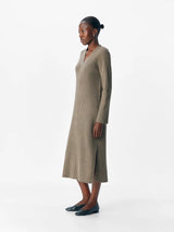 Object Elva neulemekko - ruskea - villaton neulemekko - naisten muoti - mekot - lifestyle - IHANA Store