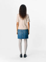 Object Ester neulepusero - beige - valko raidallinen - naisten vaatteet - neuleet - muoti - IHANA Store - lifestyle