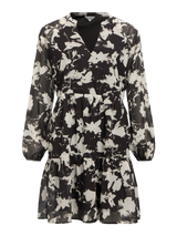 Object Gina Mila tunikamekko - musta-valko kuvioitu - naisten tunikat - tunikamekot - naisten muoti - lifestylemyymälä - IHANA Store