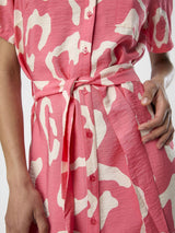 Object Jacira mekko - kuvioitu - persikka - beige - mekot - naisten vaatteet - muoti - IHANA Store - lifestylemyymälä - verkkokauppa