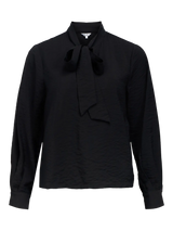 Object Jacira pusero - musta - naisten puserot - rusettiusero - muoti - lifestyle - IHANA Store