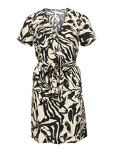 Object Karina mekko - musta-beige - naisten muoti - mekot - muoti - lifestyle - IHANA Store