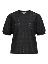 Object_Laila_t-paita_musta - naisten muoti - vaatteet - lifestyle - IHANA Store