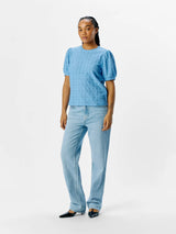 Object Laila t-paita - sininen - naisten muoti - lifestyle - IHANA Store