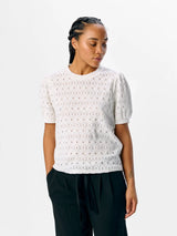 Object Laila t-paita - valkoinen - naisten muoti - vaatteet - lifestyle - IHANA Store