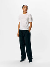 Object Laila t-paita - valkoinen - naisten muoti - vaatteet - lifestyle - IHANA Store