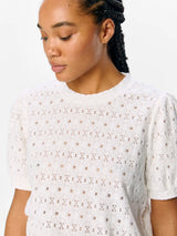 Object Laila t-paita - valkoinen - naisten muoti - vaatteet - lifestyle - IHANA Store