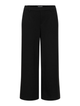 Object Lisa cropped housut - musta -leveät lahkeet - vajaamittainen housu - naisten alaosat - Naisten vaatteet - IHANA Store - lifestylemyymälä - kotimainen verkkokauppa