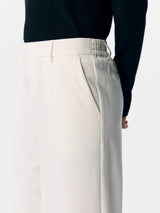 Object Lisa housut - valkoinen - leveät lahkeet - naisten alaosat - Naisten vaatteet - IHANA Store - lifestylemyymälä