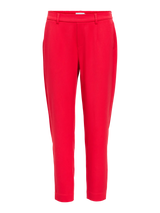 Object Lisa slim housut - Poinsettia - oranssinpunainen - kapea lahkeiset housut - muoti - naisten vaatteet - lifestyle - IHANA Store - kotimainen verkkokauppa