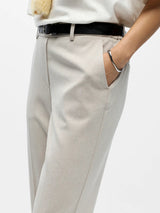 Object Lisa housut suora lahje - beige - naisten housut - täyspitkät housut - naisten muoti - pukeutuminen - lifestyle - IHANA Store