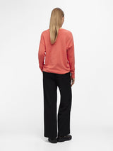 Object Thess neule - persikka - villaton neule - naisten muoti - IHANA Store - lifestyle