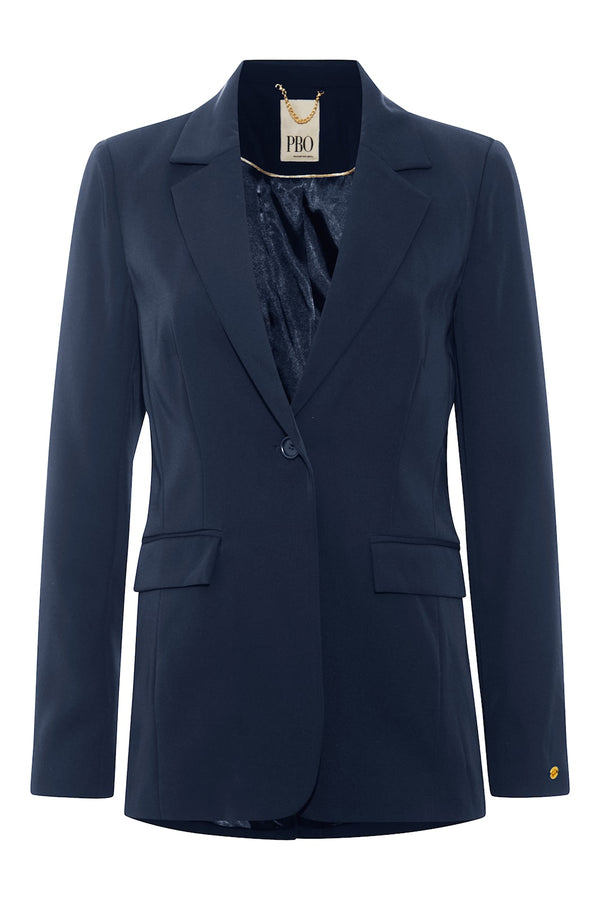 PBO Mova bleiseri - sininen - sisäjakku - ohut takki - sininen - naisten vaatteet - IHANA Store