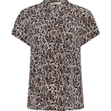 PBO Blaine silkki t-paita - leokuosi - naisten muoti - yläosat - lifestyle - IHANA Store