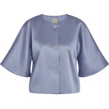 PBO Maison jakku - sininen - juhlajakku - satiinijakku - naisten juhlavaatteet - juhlapukeutuminen - muoti - IHANA Store