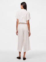 Pieces Pia culotteshousut - valkoinen- naisten vaatteet - kesähousut- IHANA Store - muoti - lifestyle