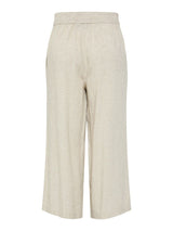 Pieces Pia culottes housut - beige - naisten vaatteet - ohuet housut - alaosat - IHANA Store - lifestyle - muoti