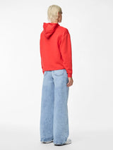 Pieces Chilli collegehuppari - punainen - naisten muoti - colleget - lifestyle - IHANA Store