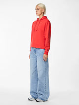 Pieces Chilli collegehuppari - punainen - naisten muoti - colleget - lifestyle - IHANA Store