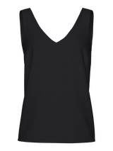 Pieces Franan hihaton toppi - musta- naisten vaatteet - muoti - pukeutuminen - IHANA Store