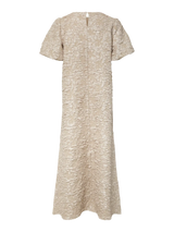 Pieces Gretchen mekko - shampanja - maksimekko - joustava - juhlamekot - lifestyle - IHANA Store - kotimainen verkkokauppa