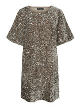 Pieces Kam paljettimekko - beige - juhlamekko - naisten vaatteet - IHANA Store