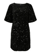 Pieces Kam paljettimekko - musta - juhlamekko - naisten vaatteet - IHANA Store