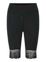 Pieces Miva pyöräilyshortsit - musta - naisten vaatteet - asusteet - pitsi - IHANA Store - lifestyle