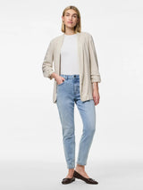 Pieces Pia Bosella bleiseri - beige - naisten takit ja bleiserit - muoti - pukeutuminen - lifestyle - IHANA Store