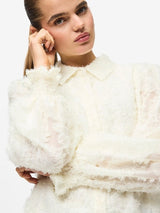 Pieces Pina paita - valkoinen - naisten muoti - paidat ja puserot - lifestyle - IHANA Store