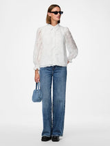 Pieces Pina paita - valkoinen - naisten muoti - paidat ja puserot - lifestyle - IHANA Store